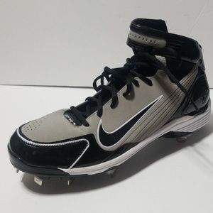 nike huarache baseball cleats metal